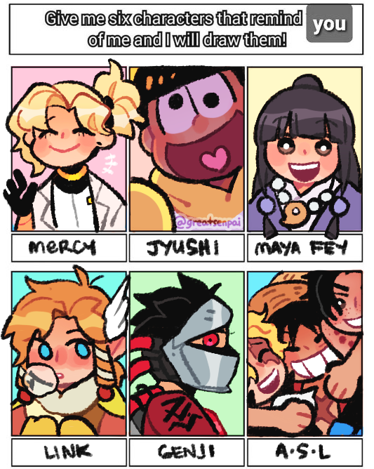 thank u all sm for the character assignments ?? im honored!!!❤️ 