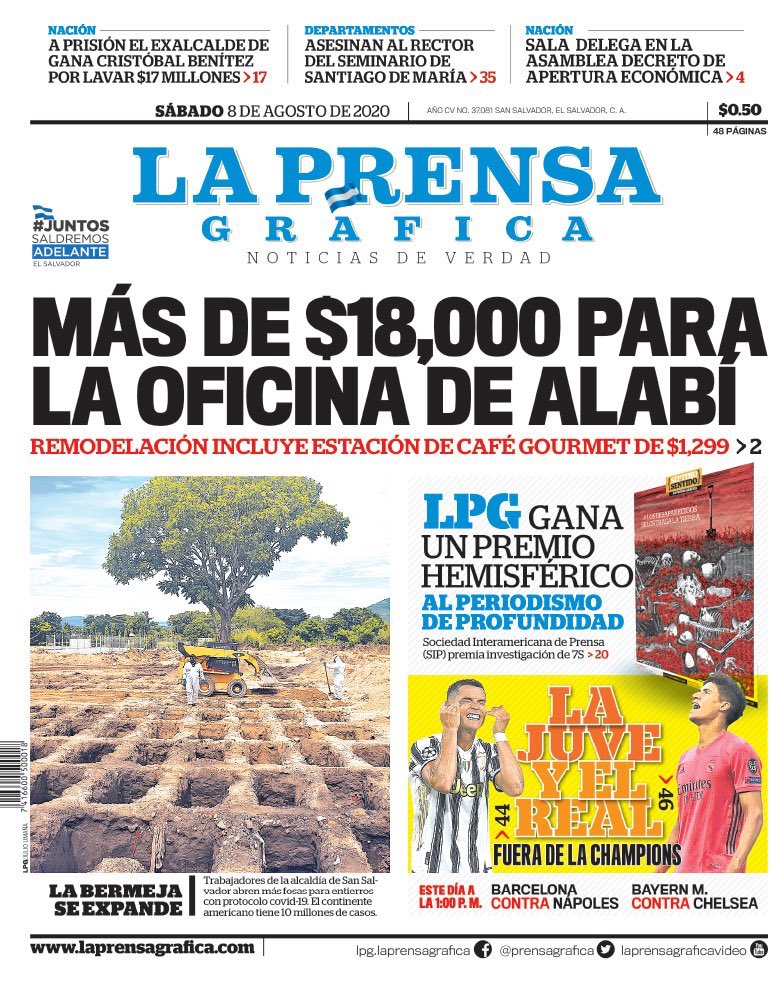 callmemanuok's tweet photo. Ahora en la mañana, la @prensagrafica amanecía con esta portada.

Como de costumbre, el Ministro de @SaludSV y varios funcionarios aseguraron que era falso.

Y bueno, si la excusa es que no confían en este medio de comunicación, busquémos en el sitio web de comprasal. Abro hilo: https://t.co/tHNJCdI7HZ