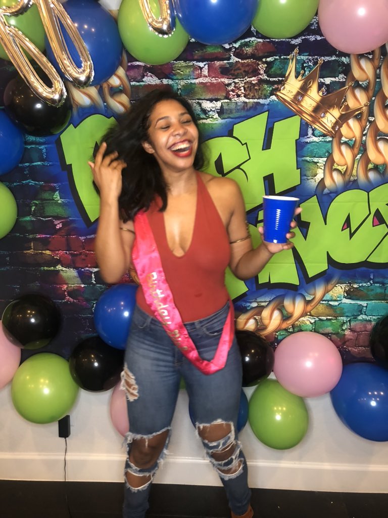 morelikemal's tweet photo. Mal is officially on one y’all! 
HAPPY 27th BIRTHDAY QUEEN!! 😍😍🤤🥳🤣 https://t.co/yAHtyLolIG