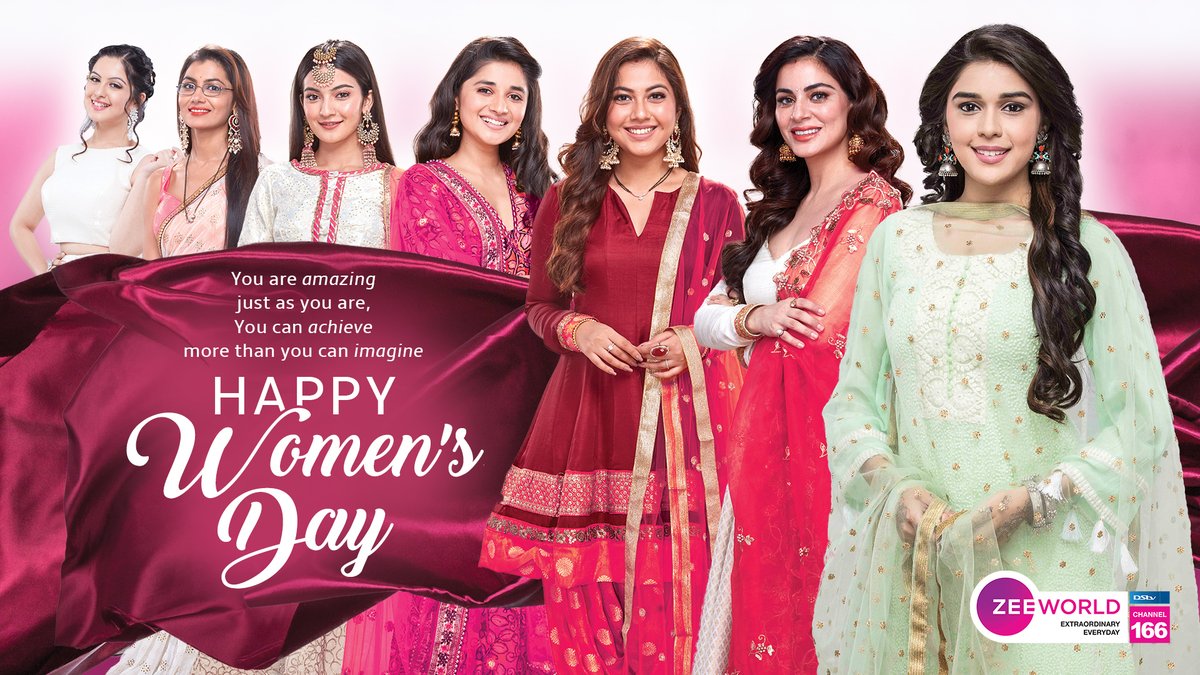 You are amazing just as you are, you can achieve more than you can imagine. #ZeeWorld wishes you all a Happy Women's Day!