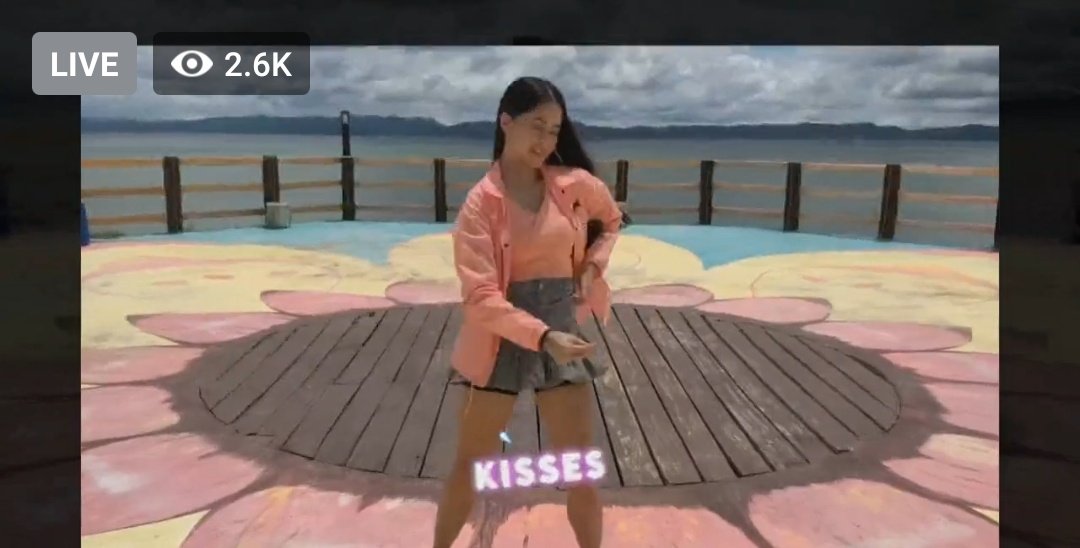 superkdkd's tweet photo. Nasa Masbate pa talaga si Kirsten ata. Ang ganda lalo. I love the outfit and the location where she had her dance prod. Parang summer station ID na shampoo commercial. Super worth the wait kahit our emotions were being "toyed" earlier. Lol

#AOSayaWithKISSES 
@KissesDelavin https://t.co/Hf15FNuWv2