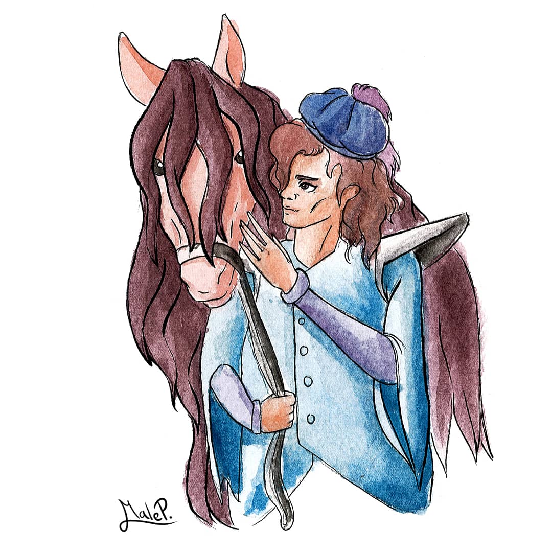 Malep_Art's tweet photo. 🐴Cuento Clásico, ilustración para dentro del libro. El principe. (Rapuncel) 🐴
Acuarela sobre papel.
Espero que os guste😊
#art #arttraditional #rapuncel #principe #hourse #color #acuarela #watercolor #ilustration #illustration #cuentosclasicos https://t.co/0yO6Ap9Vi0