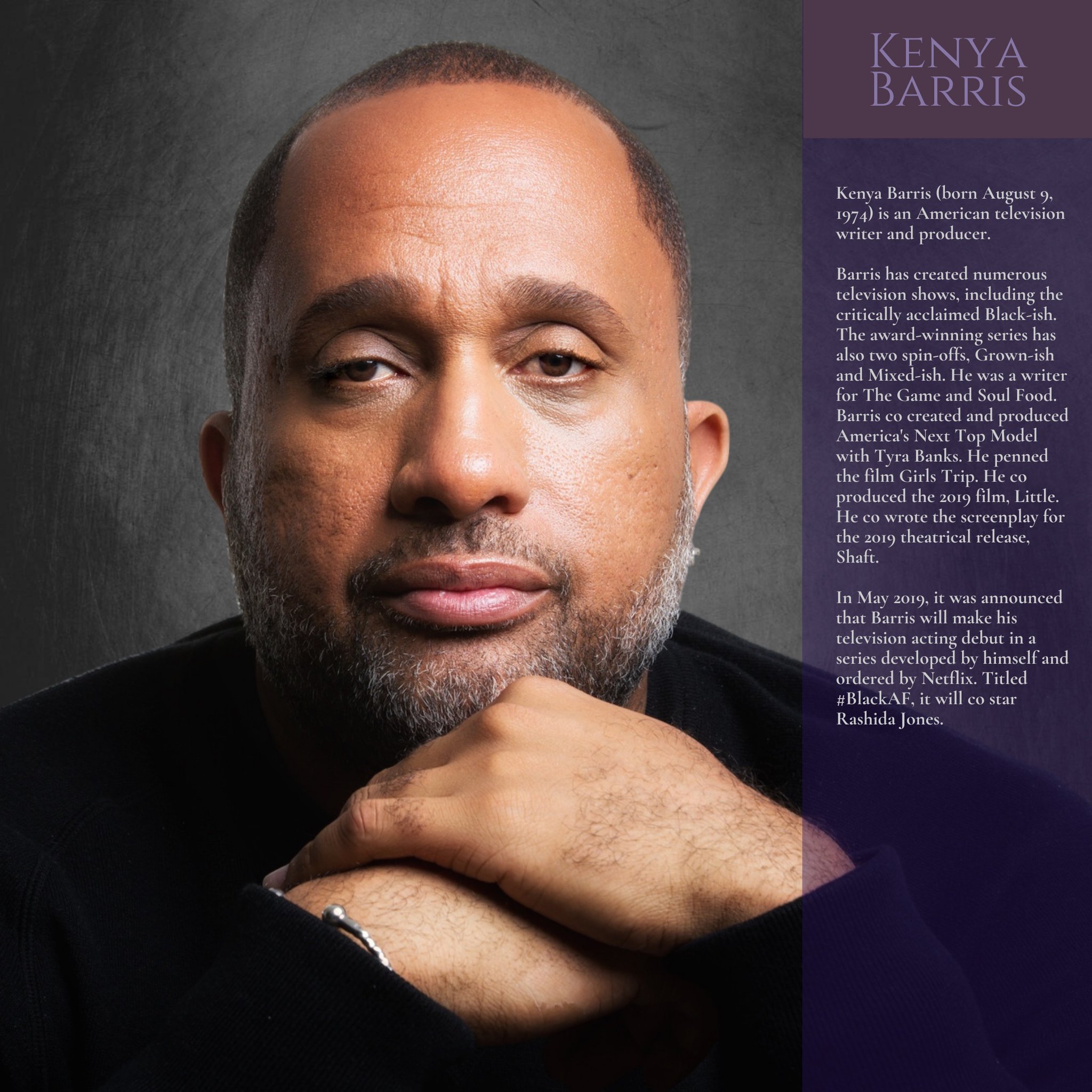 Happy birthday to Kenya Barris.  
 