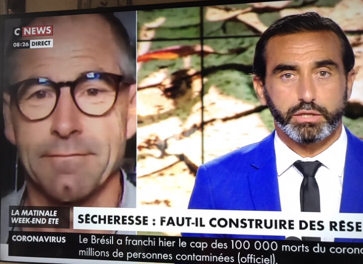 ChLambert_FICT's tweet image. ITW très claire @JoelLimouzin @FNSEA à 8h20 @CNEWS 
«sècheresses&amp;amp;canicules à répétition: ns vivons ce qu’Espagne &amp;amp;Portugal ont vécu il y a 20 ans. Ils ont fait un plan massif de stockage de pluies hivernales»
Vite ! La 🇫🇷 a besoin d’un plan ambitieux @J_Denormandie @JeanCASTEX