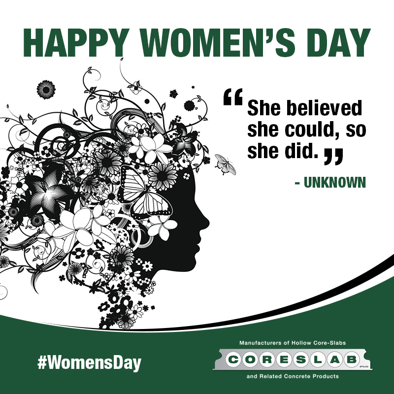 "She believed she could, so she did." #WomensDay2020