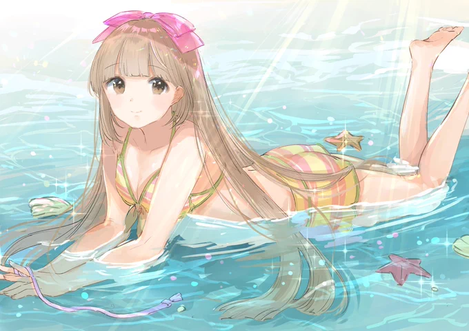 水着よしのん
#依田芳乃 