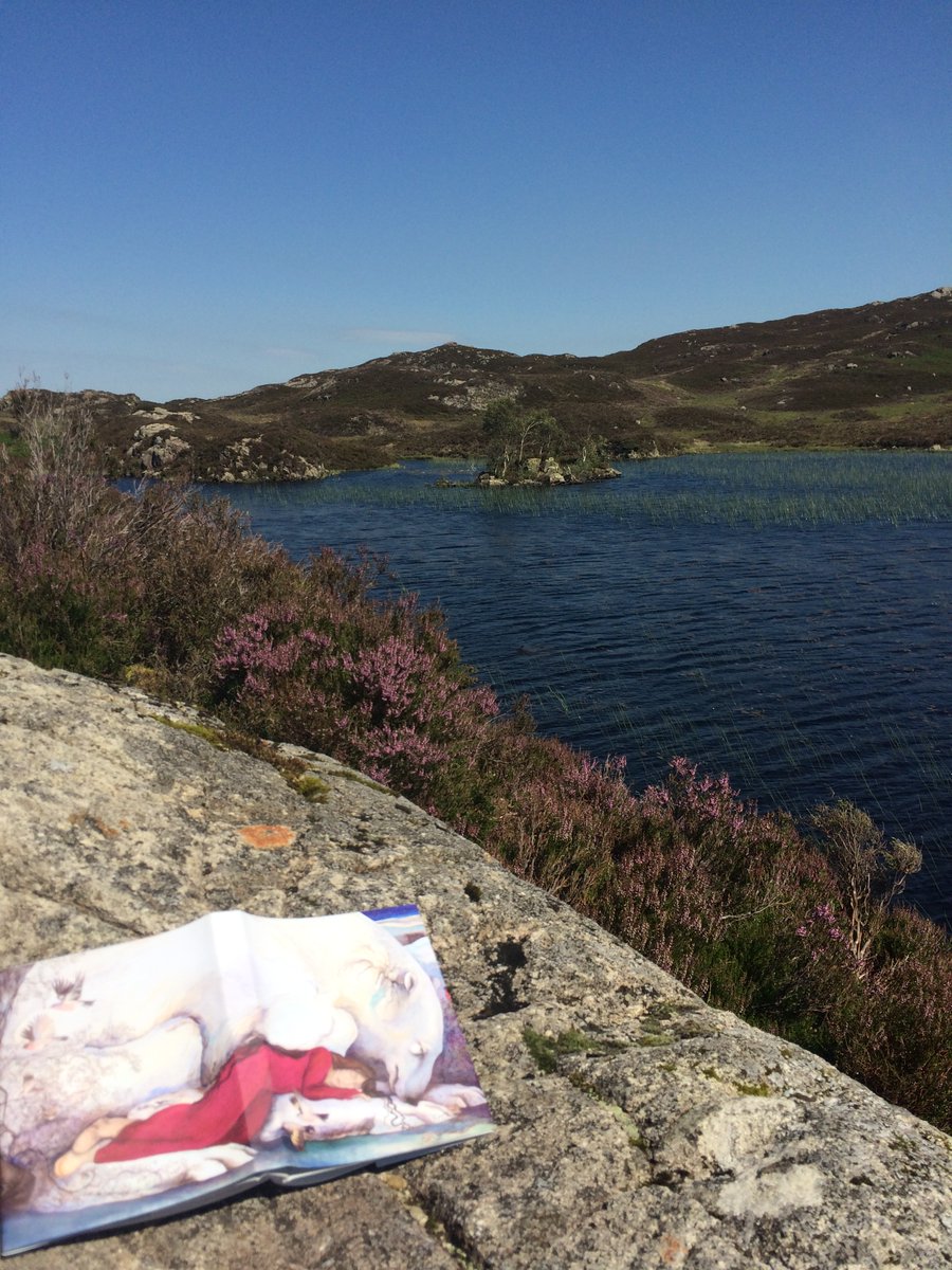 At the top, I was a little early for heather. I only saw one other couple. They left the path. I checked with binoculars as there's only one good path, according to AW.The woman was twirling some of her clothing above her head. I put the binoculars away. They swam. I unwound.