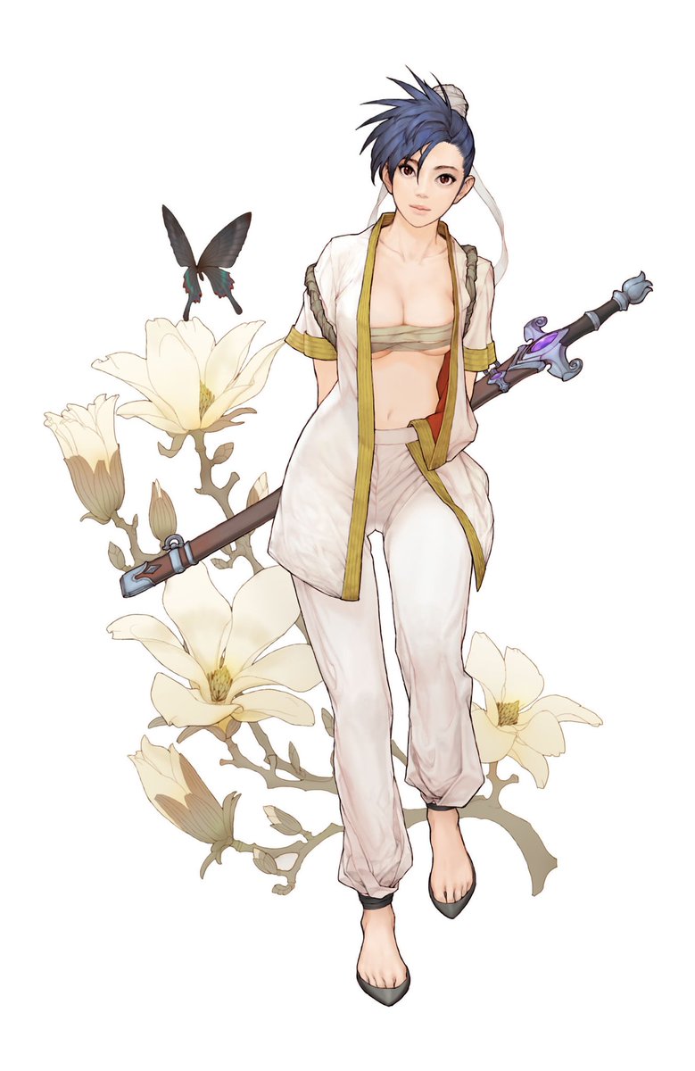 Nasaru בטוויטר 熱血江湖という韓国の漫画をipとして開発したゲームのイラストです イラストの方向を共有するための目的で最後にはつかわなかったものですが 個人的には愛情を持っている絵です