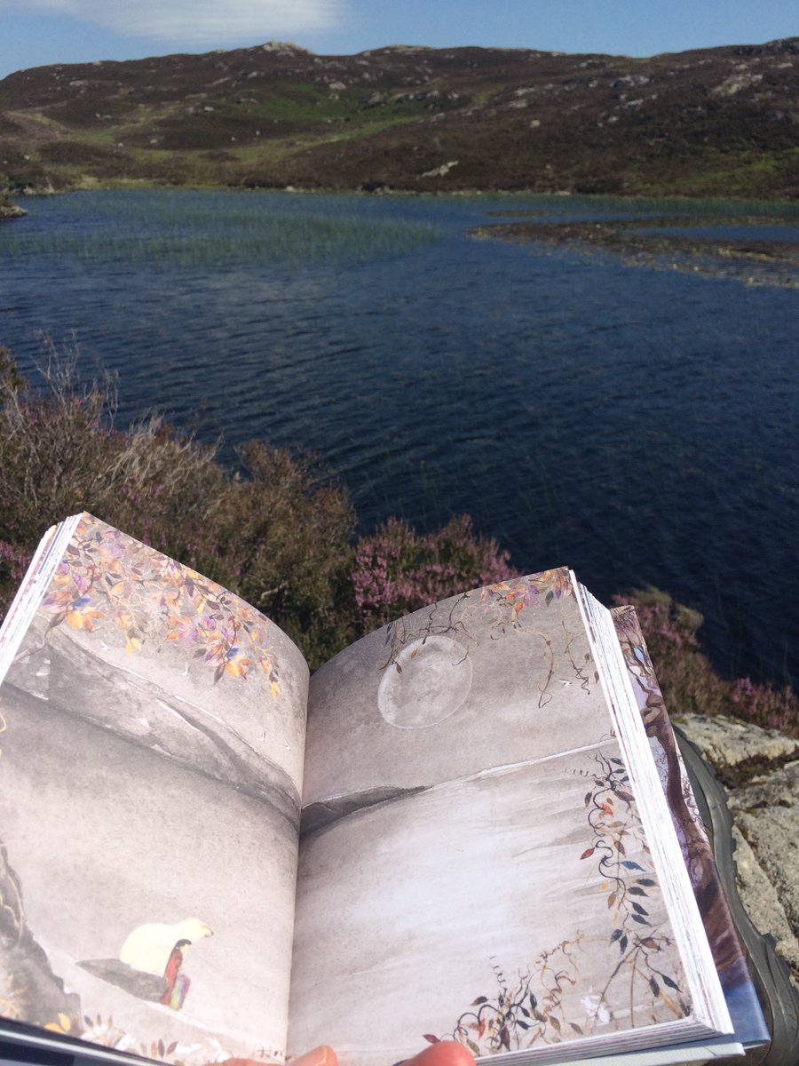 At the top, I was a little early for heather. I only saw one other couple. They left the path. I checked with binoculars as there's only one good path, according to AW.The woman was twirling some of her clothing above her head. I put the binoculars away. They swam. I unwound.
