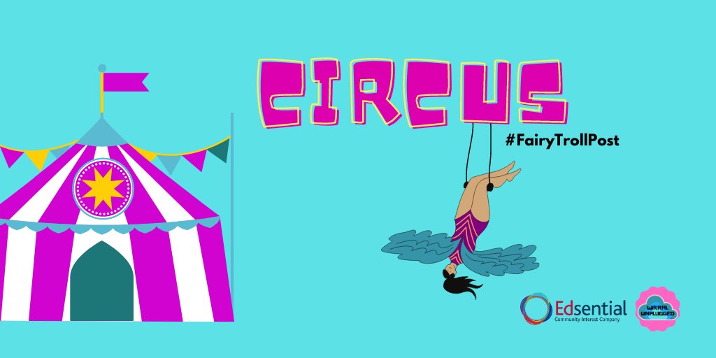 UKUnpluggedCIC's tweet photo. It's #CircusWeek! #FairyTrollPost @EdsentialUK #HAF2020 https://t.co/s2G5v9xRBt