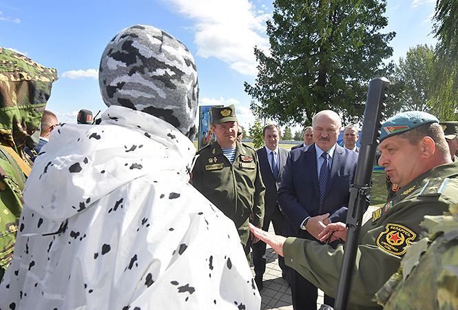 Notably, Lukashenko visited the 5th Independent Special Operations Brigade on July 24 where he told them "State Secretary Andrei Ravkov was right when he said that all modern wars begin with street protests, rallies and Maidan-type revolutions." 124/ http://president.gov.by/en/news_en/view/working-trip-to-pukhovichi-district-24106/