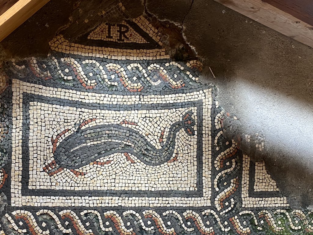 I’m in awe of these wonderful mosaics at Bignor Roman Villa! Look below for more info.