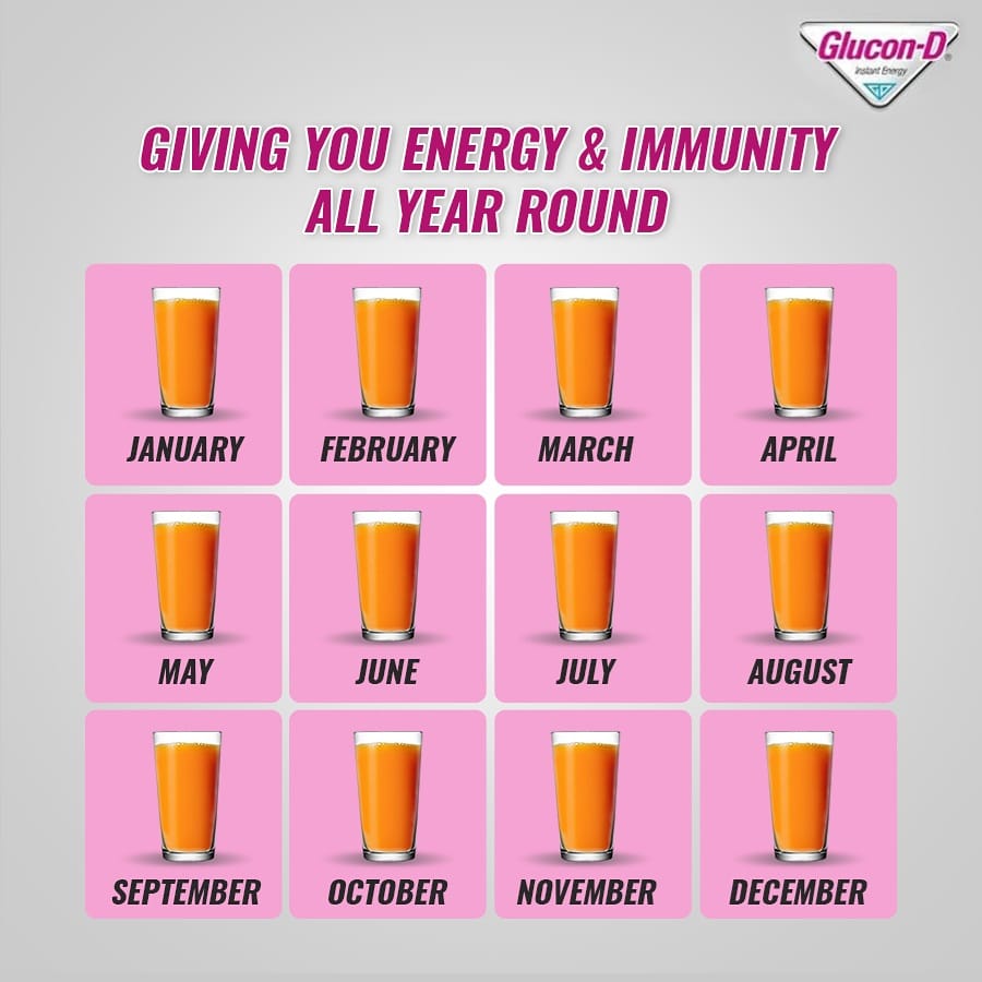 GluconDIndia's tweet image. No matter what, our mood to provide you instant energy &amp;amp; immunity remains consistent all year round!

#2020challenge #2020mood #monthgrid #energy #immunity