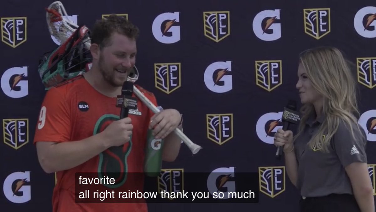 PSevcovic's tweet photo. When @YouTube caption translates @rattmambo name as Rainbow. @PLLWhipsnakes @PremierLacrosse 

 #ramboisrainbow #rainbow #googlecaption https://t.co/pUcfNltqRS