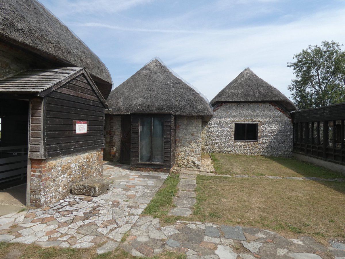 Georgian thatched buildings were built around the mosaics to protect them which are rare but the fact they were erected directly on the Roman foundations makes it even more valuable as you get an idea of the scale of the Roman rooms!