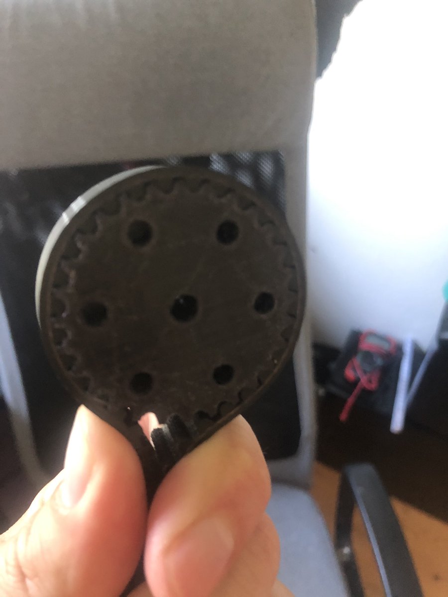 r_frojd's tweet photo. 3D printed alloy910 pulley came out great! HTD 5M 28T #3dprint #alloy910 #pulley #htd5m https://t.co/vzTvedjtgy