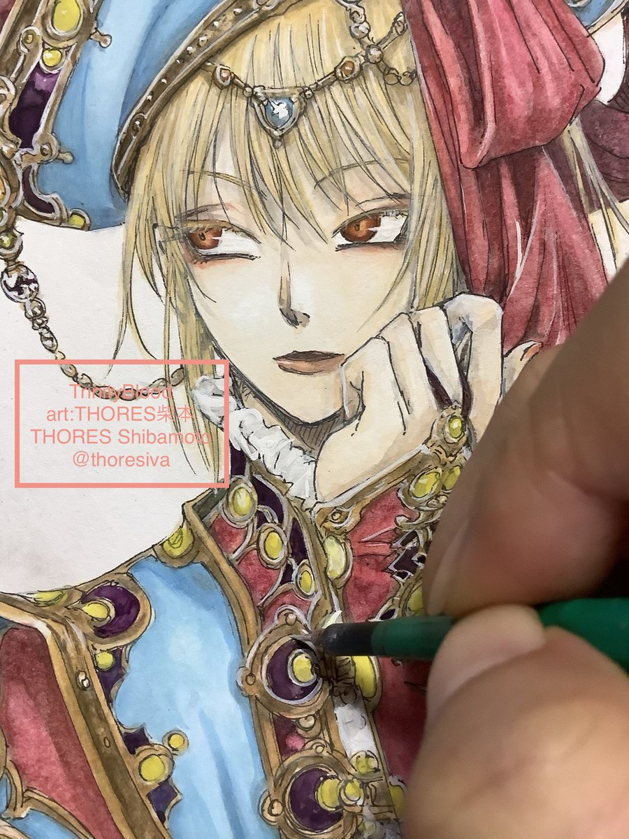 Uzivatel Thores柴本 装画家 人物 装飾衣装設計家 Na Twitteru 制作作業 Thores柴本画 トリニティ ブラッド 18年キャラ宛ヴァレンタイン御礼用イラスト アベル 彩色仕上げ作業 眠くなりながら塗ると思ったのと違う所を塗ったりする トリブラ Uzivatel Thores柴本 装画家 人物 装飾衣装設計家 Na Twitteru 制作作業 Thores柴本画 トリニティ ブラッド 18年キャラ宛ヴァレンタイン御礼用イラスト アベル 彩色仕上げ作業 眠くなりながら塗ると思ったのと違う所を塗ったりする トリブラ