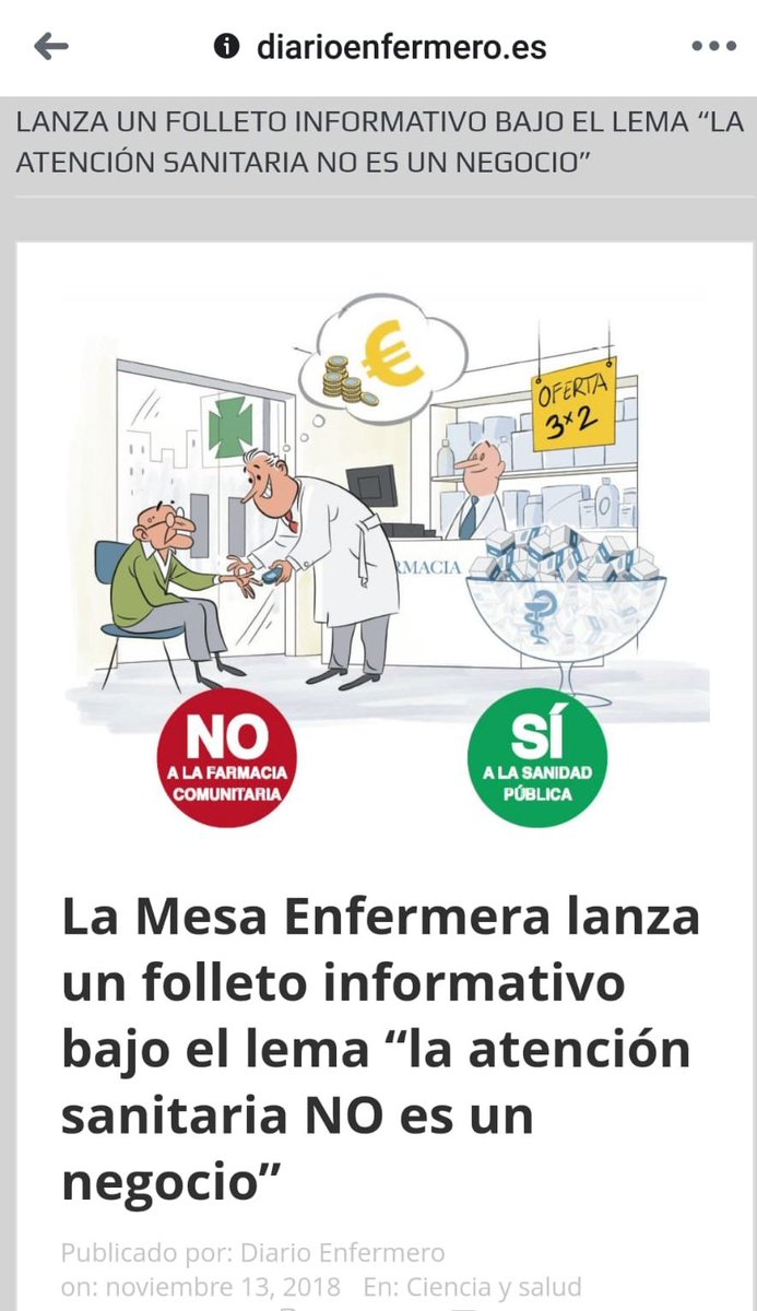 Farmaenfurecida's tweet photo. 2018. Sindicato de Enfermería lanza está campaña para prohibir a las farmacias tomar la tensión y hacer pruebas.

2020: "No, en el Centro de Salud ya no tomamos la tensión, id a la farmacia" https://t.co/QpWwodl3E7