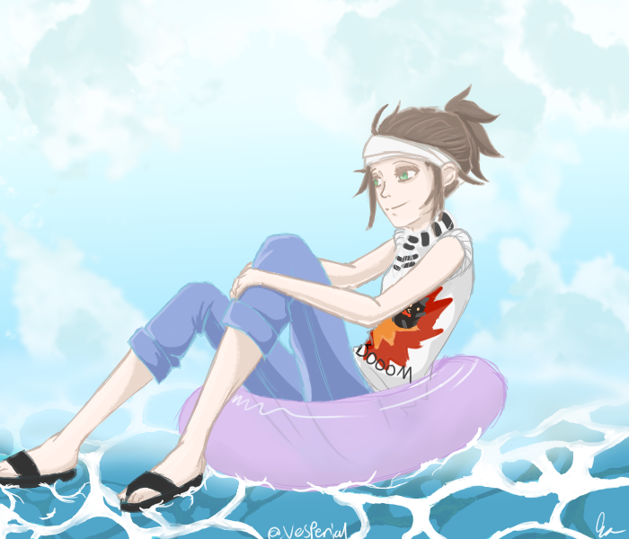 VesperiaI's tweet photo. Luca's summer outfit makes me so happy, he looks so comfy in it ;; w ;; #IdentityV #identityv2nd https://t.co/tWP2xFbv54