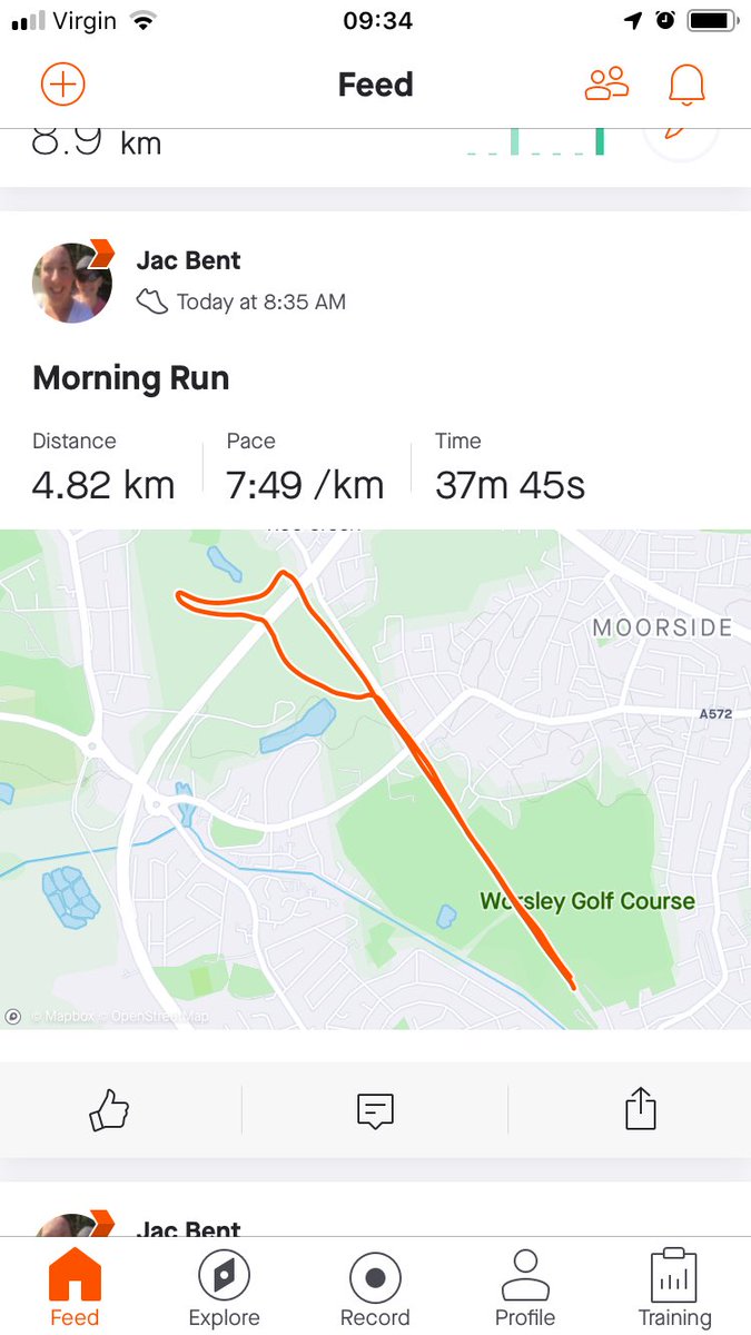5k this morning #AHPsActive