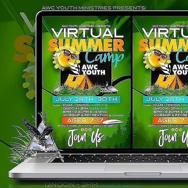 Virtual Summer Camp begins in 1 hour!!!  #AWCYouth
