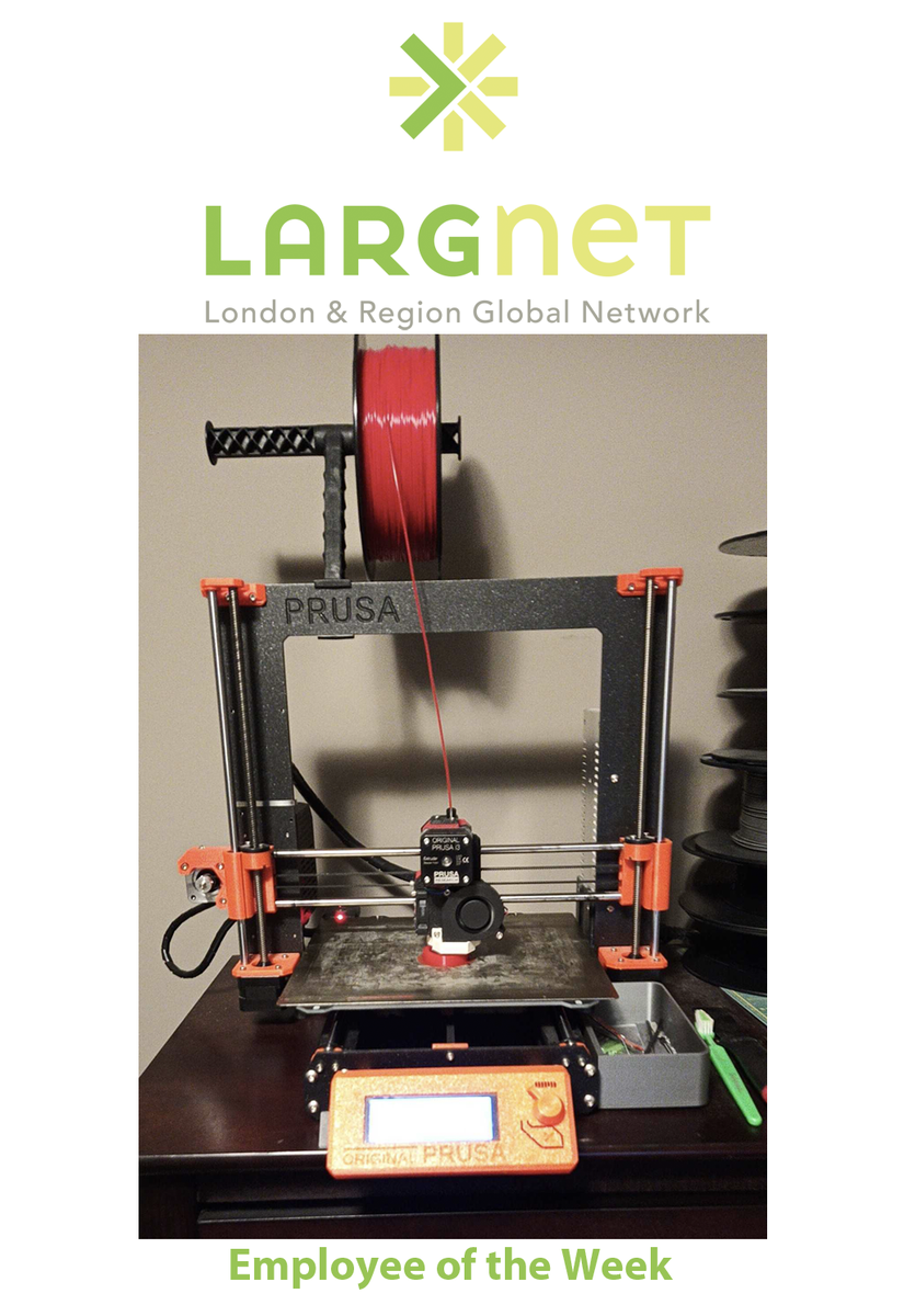 LARGnet's tweet photo. Congratulations Printy McPrintface, a frequent blog collaborator and our latest employee of the week!!
Let us know about your exceptional coworkers!
https://t.co/Q9oosvvM5F
#employeeoftheweek #workfromhome #3dprinting #largnet #wearetheinternet https://t.co/slPaBN3hVw