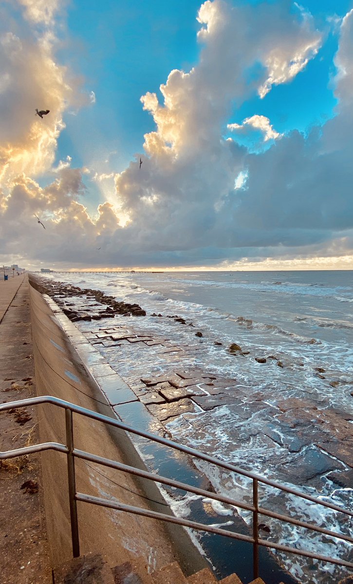 UsamaYassi's tweet photo. I stopped on my way to work to capture this beautiful scene. #Galveston #UTMB #DermpathFellowship https://t.co/lqS2uXhnNx