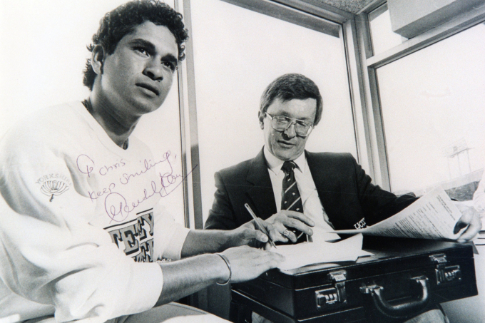 When Tendulkar got his Yorkshire contract, somehow a rumour surfaced that he was the first cricketer born outside the country to play for them (McDermott would have been the first had he not got injured).+
