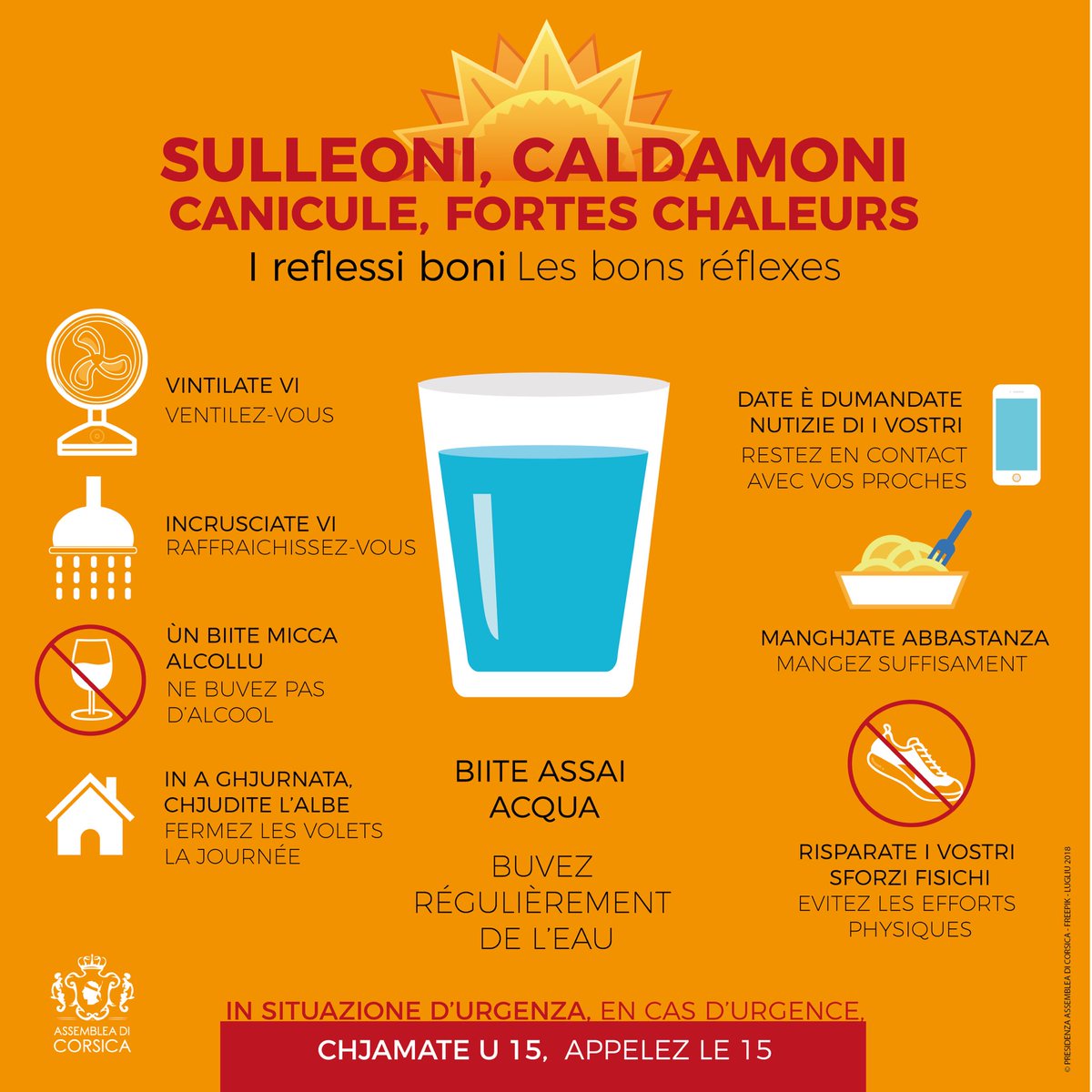 Oghje scalda ! Fate casu è aduprate i reflessi boni ⤵️