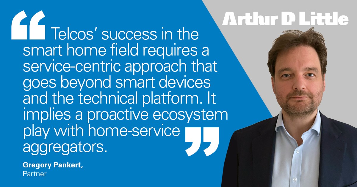 Why are telcos missing the smart-home opportunity?

To create holistic and successful offerings, telcos should look into partnerships with platform and home-service aggregators.

Take a look at our report to learn more: adlittle.com/RaceToHomeButl… 

#Telcos #smarthome