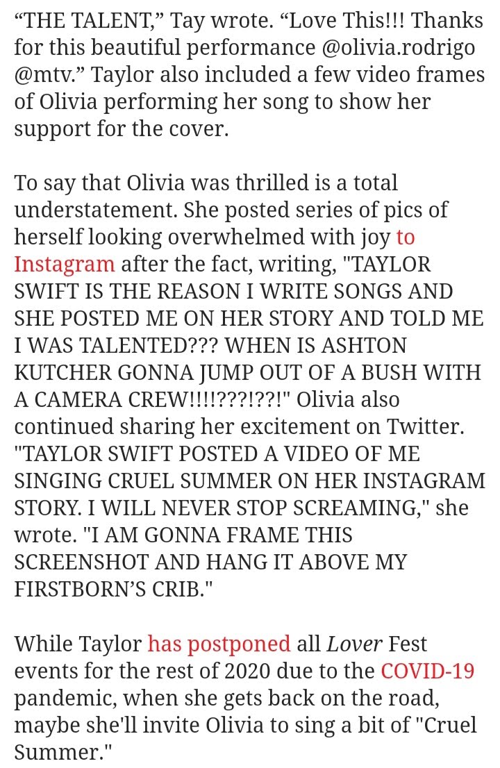april 23, 2020 (4/4) https://www.teenvogue.com/story/taylor-swift-praised-olivia-rodrigo-cover-cruel-summer/amp&ved=2ahUKEwi_y5fi9u_qAhVH7WEKHZ7hB8QQFjABegQIAxAK&usg=AOvVaw3jtmsAznjlPpdXdbD9fQuE&ampcf=1