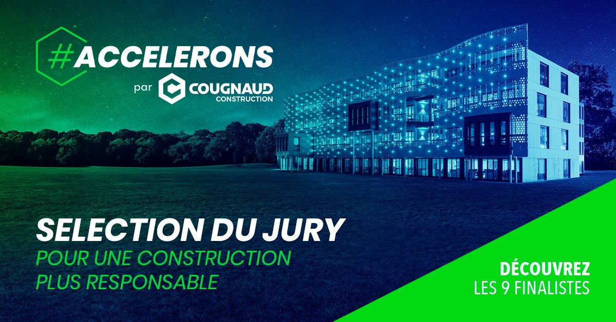 CougnaudGroupe's tweet photo. #ACCELERONS Les 9 finalistes du concours !

Un grand bravo à tous les candidats. 👏 Grâce à vous, la transition vers une construction plus responsable est en marche. 🌍

👉 A découvrir sur https://t.co/Z2SFxnIRrm https://t.co/PsUs4Q8eXI