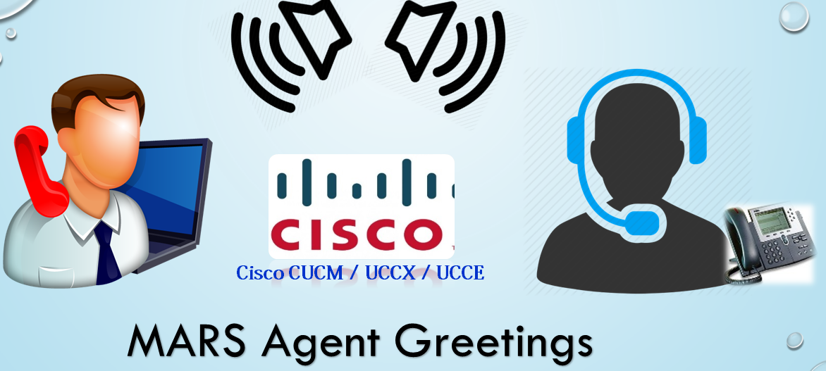 ParsecTelesyste's tweet photo. MARS Agent Greeting application for #Cisco #CUCM / #UCCX / #UCCE / #PCCE .Application supports Cisco JABBER Client also.Plays out greeting messages for #Inbound &amp; #Outbound Calls

Write to info@parsec-tech.com https://t.co/W4of9iMnWo