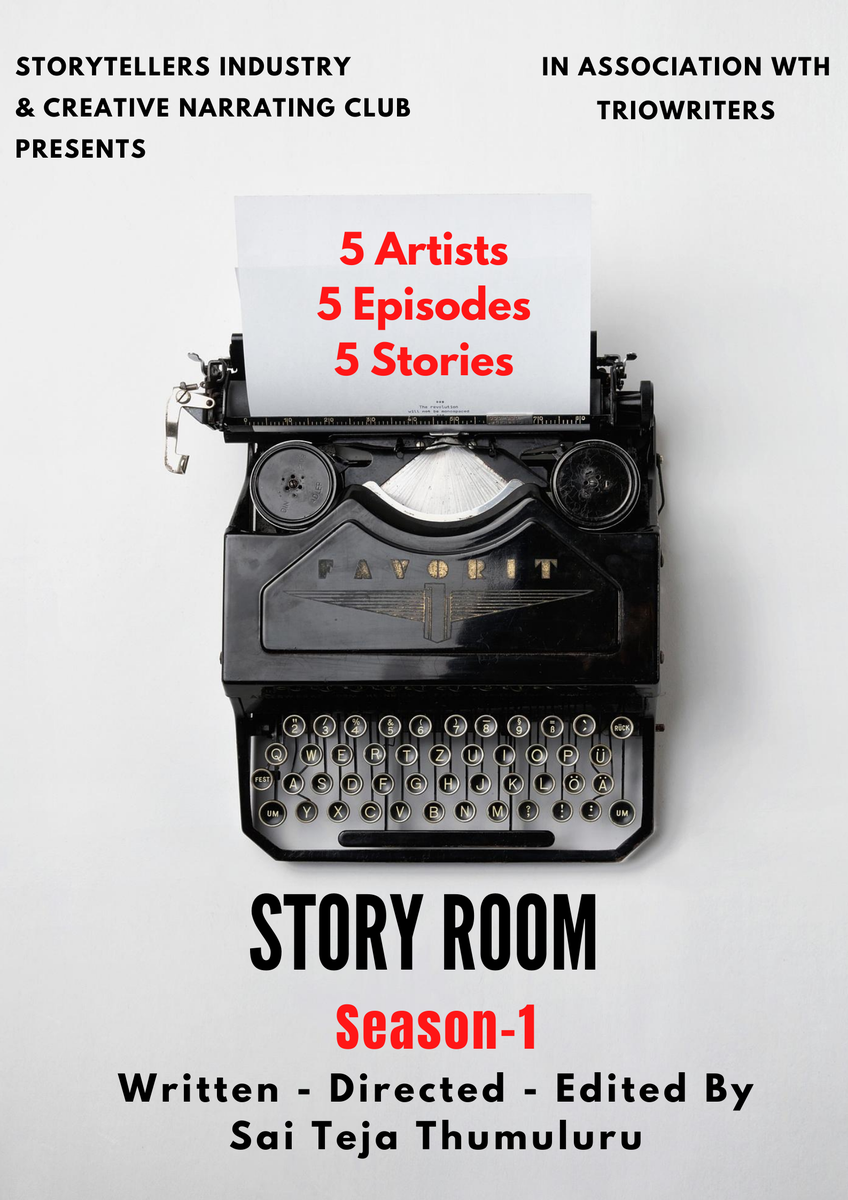 tejamultimedia1's tweet photo. Presenting you the first look poster of our #StoryTellersIndustry, #CreativeNarratingClub & #Triowriters ✍✍✍ debut web series project
#StoryRoom (Season-1) #WorldDigitalPremier streaming soon 😊😊😊 #STI #CNC 🎥🎥🎥 🎬🎬🎬@MilindPhatak
@Archnahr @NoorNehmat @Chetna1806 https://t.co/PG4z31eCvj