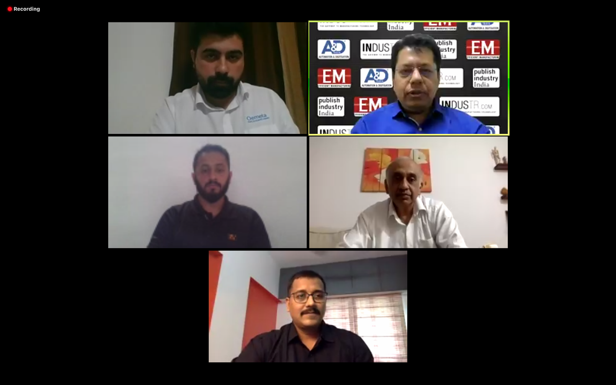 EM_MagIndia's tweet photo. Panel discussion on 'Sales & Marketing 4.0 - Maximising the Output, Now & Further' with @NinadSDeshpande, @DanielRaravi, #AbhimanyuBarthwal & #PrafulShende moderated by #ShekharJitkar
@BR_Automation @Mastercam #Oemeta @bfwindia
#marketing4_0 #technology #virtualinteractions https://t.co/CkGLlNl2FP