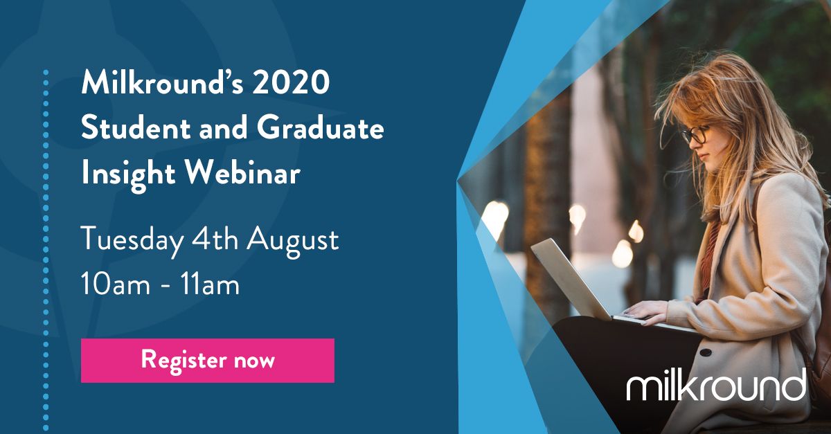 Please join us on the 4th August at 10am, as we share our latest insights as to how the last year has changed student and graduate expectations and thoughts surrounding their careers.

Register here - buff.ly/30358tj