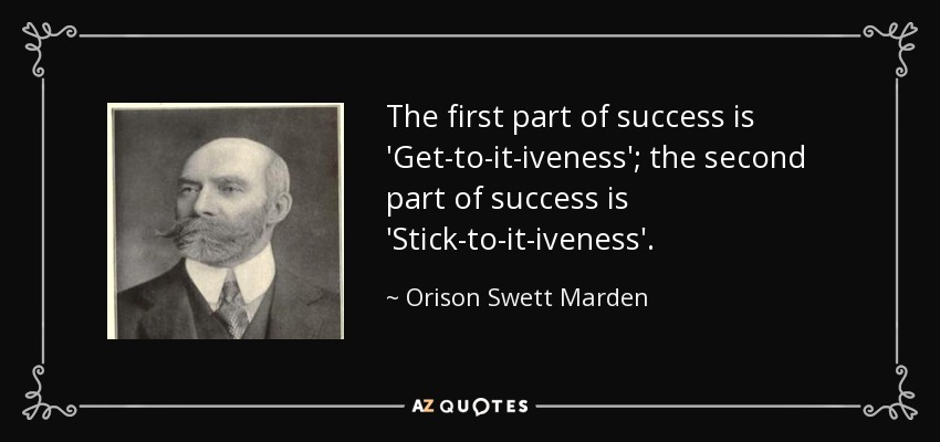 gitomer's tweet image. More than 100 years ago Orison Swett Marden said this - it is STILL Valid and Valuable today. #gitomer #KickYourOwnAss - thank you @coachPhil1