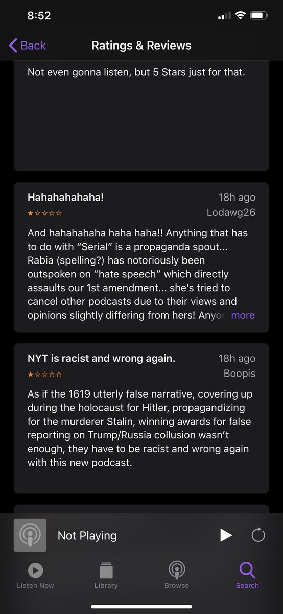 So, this podcasts hasn’t aired it’s first episode yet. But the reviews are already fun