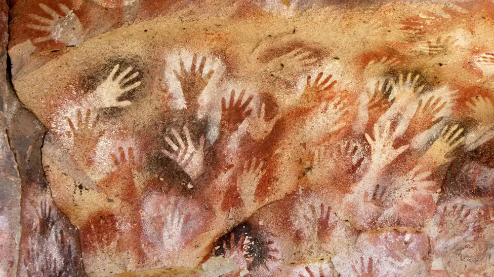 Then there are wonderful cave paintings like this one.It's a beautiful testament to the humanity of the creators. What's more human than to say "I was here."Tens of thousands of years later we stand witness to the lives of our forefathers.