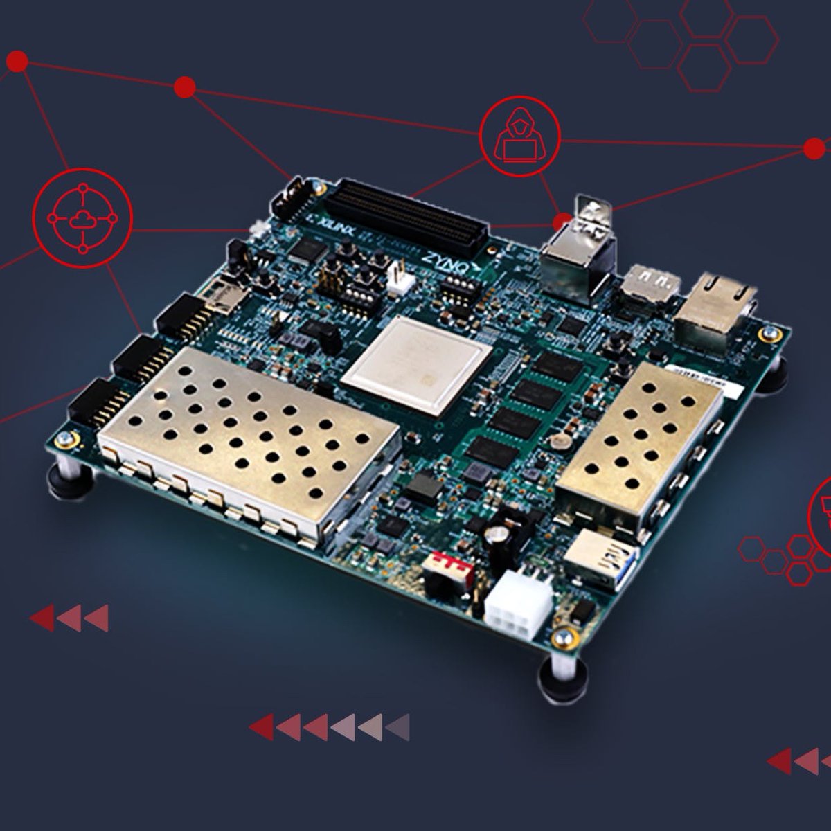 Hacksterio's tweet photo. What real-world problems could you solve with adaptive computing? @XilinxInc is giving away 60 @Avnet Ultra96-V2 bundles, plus loaning out 40 ZCU104 Eval Kits and 20 Alveo U50 Accelerator Cards to get you started on your contest submission!

👉 Apply now: https://t.co/d5pM8bo5Fh https://t.co/isQvJigJme