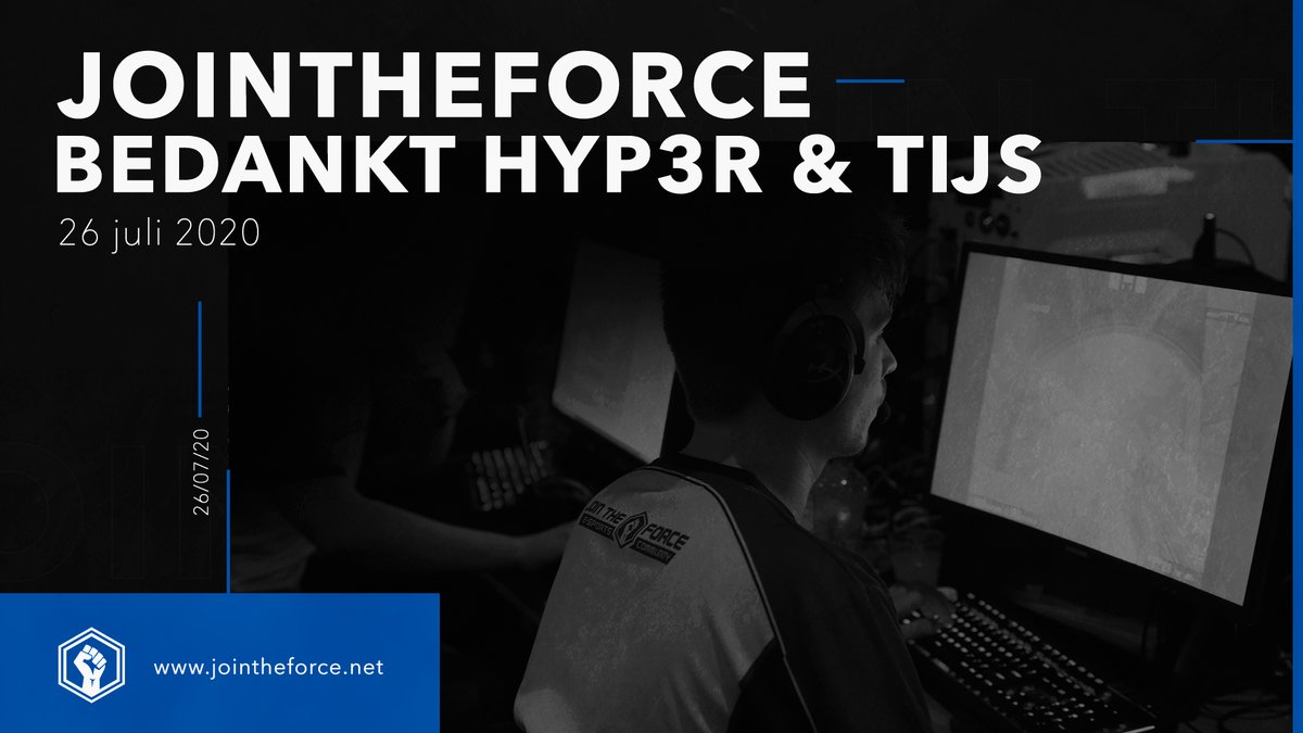 jtfgaming's tweet image. [#CSGO] Our main team parts ways with @CS_HYP3R and @Tijs_cs 
Via this post, we want to thank them for everything they have done for JoinTheForce as an organization. We wish them all the best in their educational/professional careers!  
#Thanks #GLHF #WhereForcesComeTogether #JTF