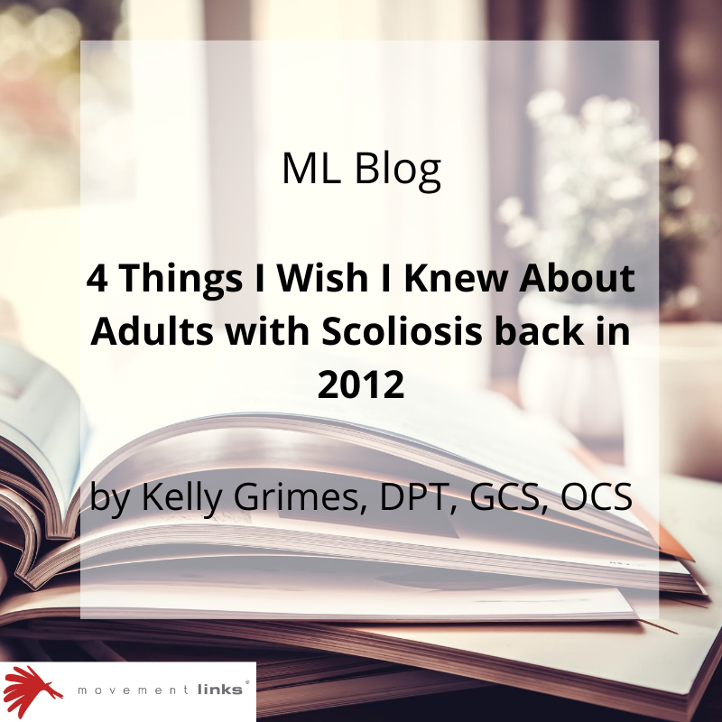movementlinks's tweet photo. ML BLOG - Kelly Grimes, DPT, shares some key concepts about adults with scoliosis in this month's ML Blog. 

https://t.co/Vm1shaSxGk

Happy Tuesday! https://t.co/cAmQPhdaJh
