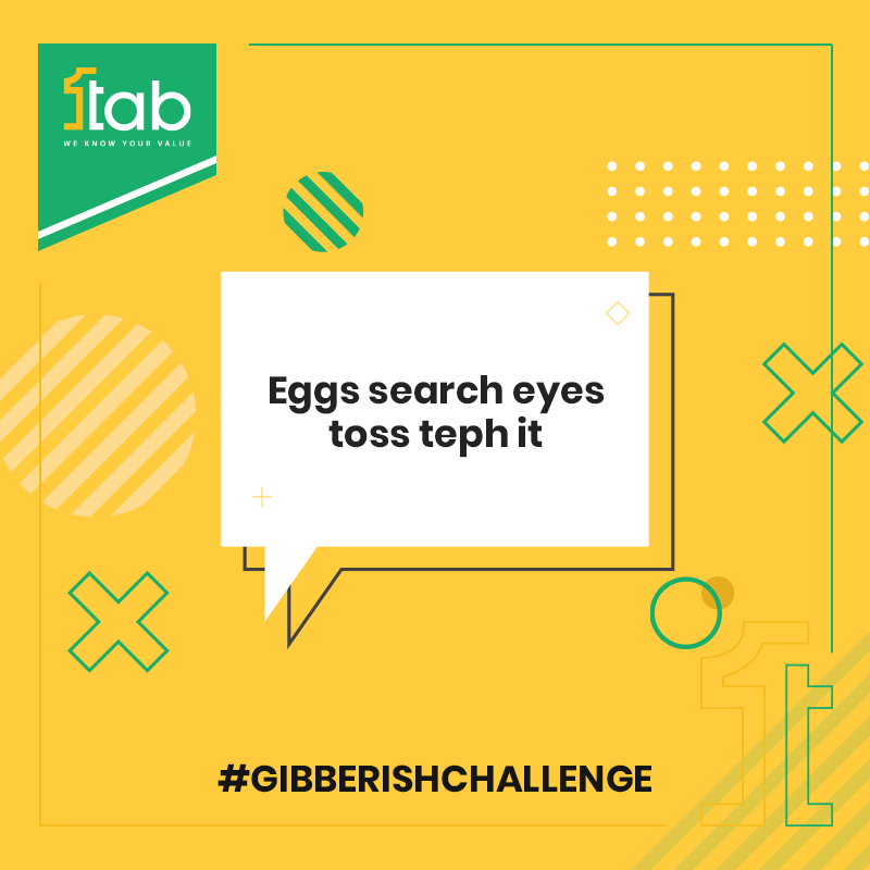 1TabOfficial's tweet photo. Ready to decode the secret behind good health? Comment below and see if you can guess the Gibberish.
#gibberish #gibberishchallenge #guessthegibberish #brainteaser #excercise #healthylifestyle #workout #fit #getfit #fitlife #TuesdayMotivation #WeKnowYourValue #Health #healthcare https://t.co/xF30nYP1JW
