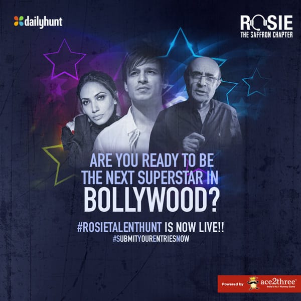 mandiraa_ent's tweet photo. Your chance to be the next big Bollywood star is here! The #RosieTalentHunt is now LIVE so all the very best! To send us your application,
kindly visit: https://t.co/4Ooim3V97G
#ProminentRole #AuditionLinkOnDailyhunt
@vivekoberoi #PrernaVArora @mishravishal @girishjohar https://t.co/kmDIgwvxxh