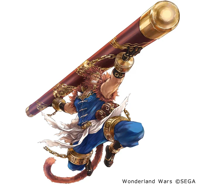 全国のゲームセンターにて稼働中のアーケードゲーム「Wonderland Wars(ワンダーランドウォーズ)」https://t.co/3RTk1RYshkに描かせて頂いたキャストイラストです。セガさんから掲載許可を頂きましたのでぺたり。かぐやと美猴。双方通常立ち絵はリニューアル版です。 #wlw #wlwイラスト 