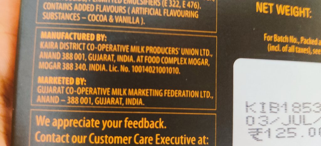 The chocolate is produced by the same co-operative in Anand that is at the heart of AmulBut the push for the use of camel milk came largely from the NGO Sahjeevan, which works with communities in the Rann of Kutch,  @amitangshu tells me. Their focus areas are pastoral societies +