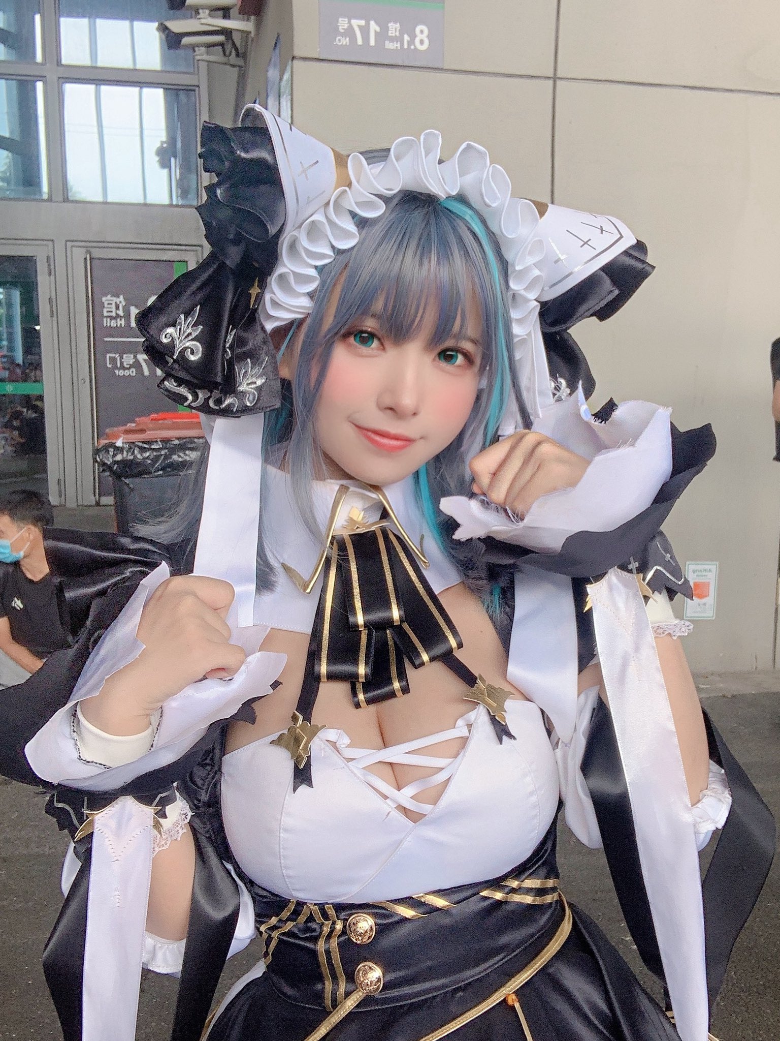 画像,自撮りチェシャー#cosplay #碧蓝航线 #コスプレ #cos #AzurLane #アズールレーン #COMICUP https://t.co/7wVOX…