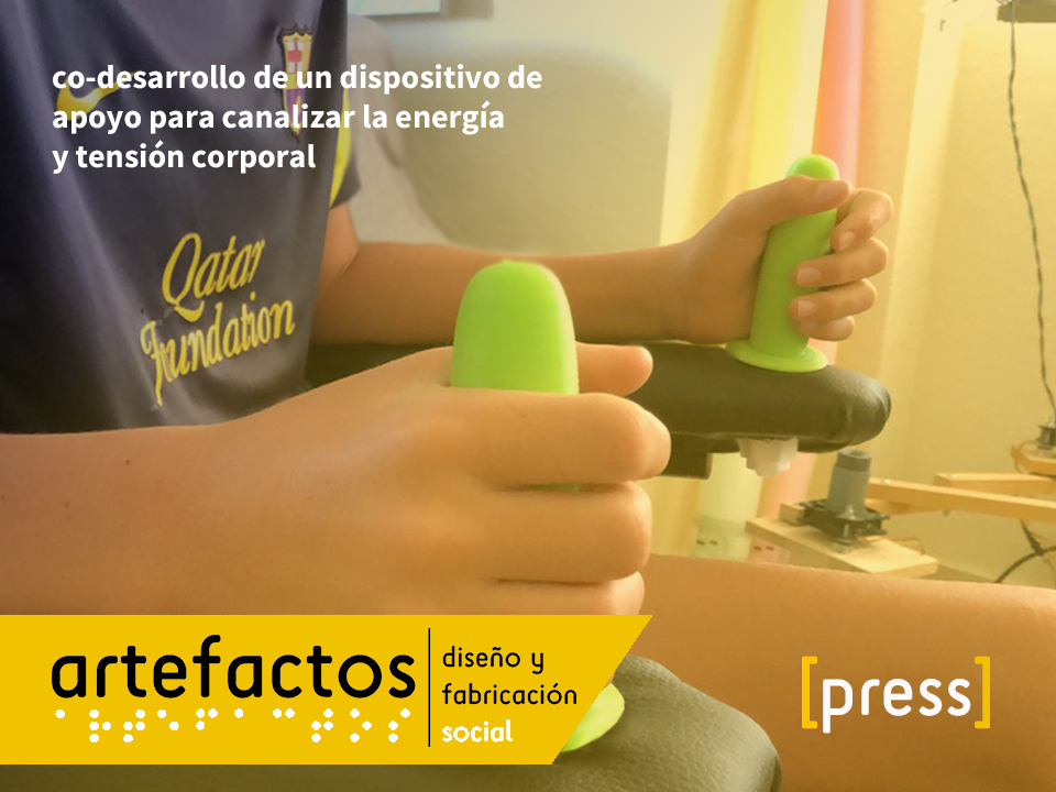 artefactos_org's tweet photo. ✍️ En [artefactos] co-diseñamos junto a terapeutas y familias #productos de apoyo #alternativos y personalizados, como [#press] desarrollado para Adri en #filaflex y #PP3D.

#Tech4All #DiseñoSocial #3dprint #customizacion #CosteAccesible #diversidadsevera #HumanCenteredDesign https://t.co/XDdaEFJ8m7