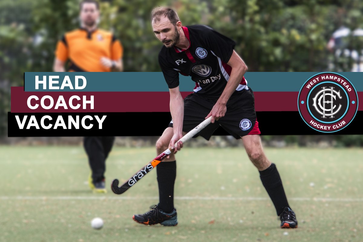 Head coach vacancy! Coach an amazing group of lads who love the sport. Lead our <a href="/WHHC_M1s/">West Hampstead Hockey Club M1s</a> into their second season in South Prem Div 1. We offer a competitive salary for the role. Click here to find out more: whhc.uk/vacancies
