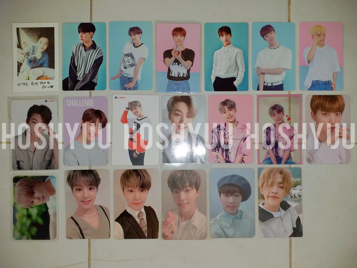 hoshyuu's tweet photo. !! HELP RT !!
WTS / WANT TO SELL

SEVENTEEN THINGS

photocard, polaroid, postcard, carat gen, season greeting, trading card, the saem, lawson print, kihno, photoset

seungcheol, jeonghan, joshua, jun, hoshi, wonwoo, woozi, seokmin, mingyu, minghao, seungkwan, vernon, dino

cont👇🏻 https://t.co/MK0EnxzYCG